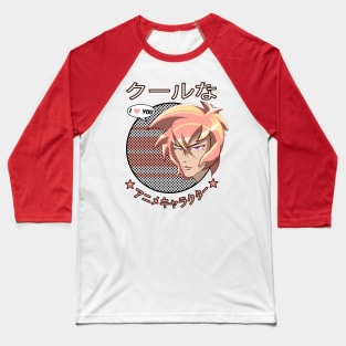 anime manga style handsome guy Baseball T-Shirt